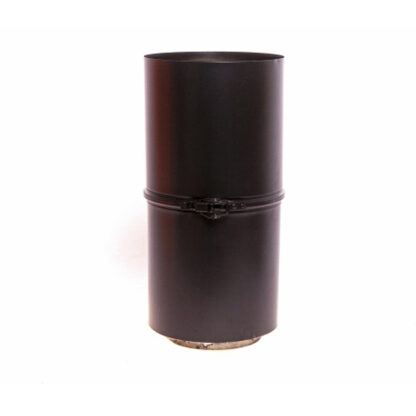 Adjustable Slip Section - 5" (125mm) - Black Sflue