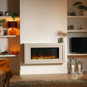 ACR Edgbaston Wall Hanging Fireplace Suite With PR-900e Insert Fire