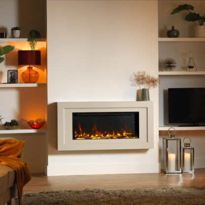 ACR Edgbaston Wall Hanging Fireplace Suite With PR-900e Insert Fire