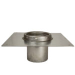 Console Plate With Adapter Sflue - 6" (150mm)