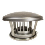 Rain Cap Birdguard Inc Locking Band Sflue - 6" (150mm)