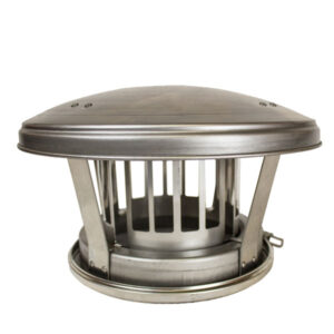 Rain Cap Birdguard Inc Locking Band Sflue - 6" (150mm)