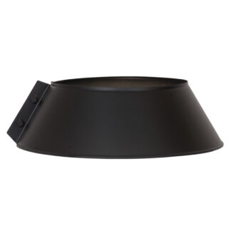 Storm Collar For Twin Wall Flue Pipe - 6" (150mm) - Black