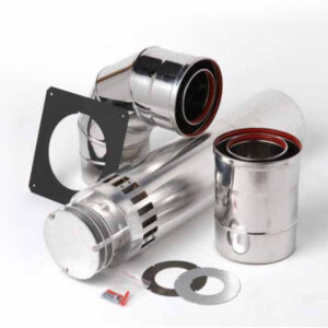 Stovax Balanced Flue Kit - Top Exit, Up & Out (Huntingdon 30, Stockton 5, Loft, Midi, Sheraton 5 & All Vogues)