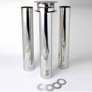 Stovax Balanced Flue Kit - Top Exit, Vertical (All Loft & Vogue Midi T)
