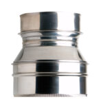 Adapter From Twin Wall Insulated Flue Pipe To Flexible Flue Liner - 7" (175mm)