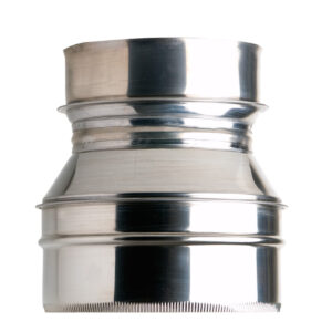 Adapter From Twin Wall Insulated Flue Pipe To Flexible Flue Liner - 7" (175mm)