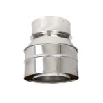 Adapter From Twin Wall Insulated Flue Pipe To Flexible Flue Liner - 6" (150mm)