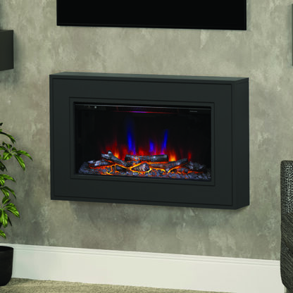 Be Modern Albali Wall Mounted Electric Fire - Anthracite