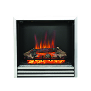 Be Modern Coretta Inset LED Electric Fire - Chrome