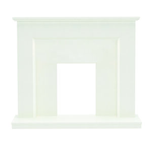 Be Modern Madalyn 52" Marble Fire Surround - Rebate 45mm - White