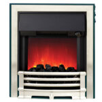 Be Modern Aspen Inset LED Electric Fire With Coal Effect - Chrome