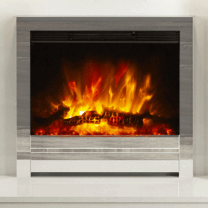 Be Modern Beam 22" Inset LED Electric Fire - Chrome