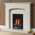 Be Modern Tasmin Marble Fire Surround - Rebate 75mm - White