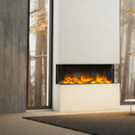Ilektro 1250 Landscape - 2kw Glass Fronted Electric Fire