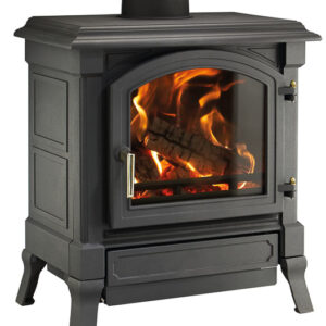 Nestor Martin Harmony 33 SE - 7.5kw Defra Multifuel Stove with Black Handle - Top Exit
