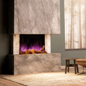 Ilektro 950 Aspect - 2kw Glass Fronted Electric Fire