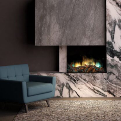 Ilektro 950 Aspect - 2kw Glass Fronted Electric Fire - Image 2