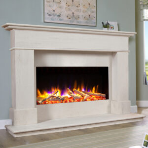Celsi Ultiflame VR 54" Avignon Elite Electric Limestone Suite