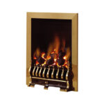 Pure Glow Blenhiem Inset Gas Fire - Antique Brass