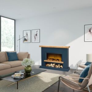 OER Flametek Brooklyn 1.9kw Electric Fire Suite