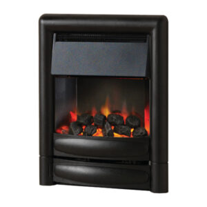 Pure Glow Carmen Illusion Full Black Inset Electric Fire - Log or Coal
