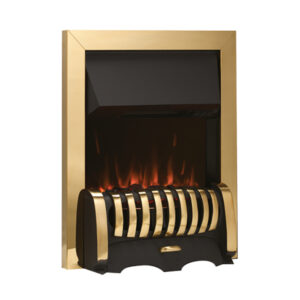 Pure Glow Chelsea 400 Media Inset Electric Fire - Brass