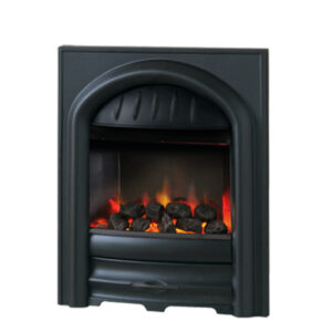Pure Glow Chloe Illusion Pure Black Inset Electric Fire - Log or Coal