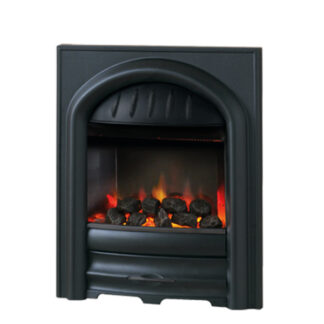Pure Glow Chloe Inset Gas Fire - Pure Black