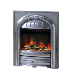 Pure Glow Chloe Illusion Full Polish Inset Electric Fire - Log or Coal