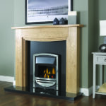 Pure Glow Cleobury 54" Natural Oak Surround