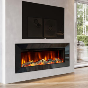 Celsi Electriflame VR Commodus S-1000 With Black Nickel & Black Facia
