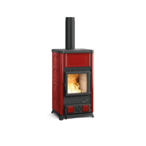 La Nordica Concita 2.0 - 11.8kw Wood Burning Stove - Burgundy