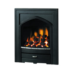 Pure Glow Churchill Inset Gas Fire - Chrome Trim