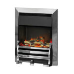 Pure Glow Daisy Inset Gas Fire - Chrome