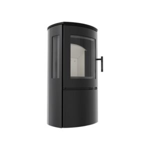 Kratki Falcon 9 10kw Wood Burning Stove With Side Glass - FALCON/VIEW