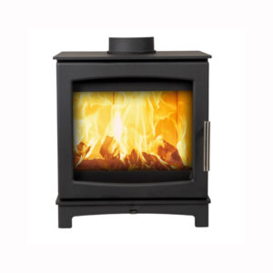 Mi Fires Small FlickrFLAME 4.9kw Defra Wood Burning Stove