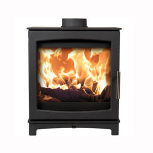 Mi Fires Large FlickrFLAME 5kw Defra Wood Burning Stove