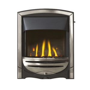 Pure Glow Freya Glass Fronted Convector Gas Fire With Slide Control