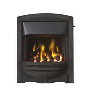 Pure Glow Freya Open Fronted Convector Natural Gas Fire With Slide Control