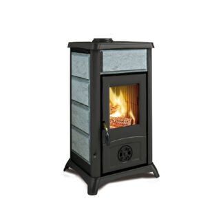La Nordica Gemma - 6kw Wood Burning Stove - Natural Stone