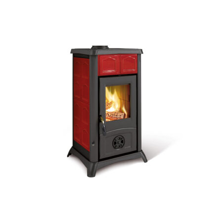 La Nordica Gemma - 6kw Wood Burning Stove - Elegance Burgundy