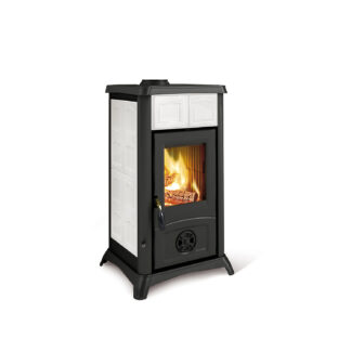 La Nordica Gemma - 6kw Wood Burning Stove - Elegance White