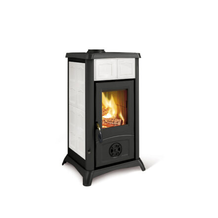 La Nordica Gemma - 6kw Wood Burning Stove - Elegance White