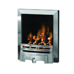 Pure Glow Grace Inset Gas Fire - Chrome