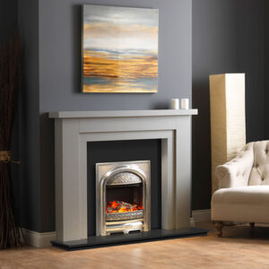 Pure Glow Hanley 48" Grey Oak Surround