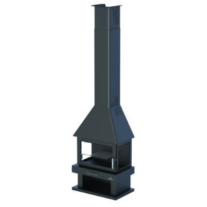 Bronpi Huesca 13kw Wood Burning Fireplace