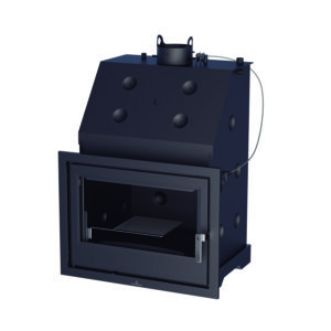 Bronpi Hydrobronpi 80-E Vision 27kw Wood Burning Inset Boiler Stove
