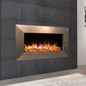 Celsi Ultiflame VR Instinct 1.6kw Electric Fire - Satin Champagne