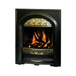 Pure Glow Juliet Gas Fire - Brass